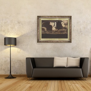 Tablou inramat - Georg-Hendrik Breitner - Lumina lunii, 70 x 90 cm - Img 2