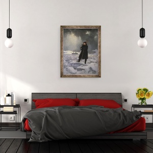 Tablou inramat - Georg Rosen - Exploratorul A. E. Nordenskiold, 70 x 90 cm - Img 3