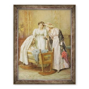 Tablou inramat - George Goodwin Kilburne - Patutul, 60 x 80 cm