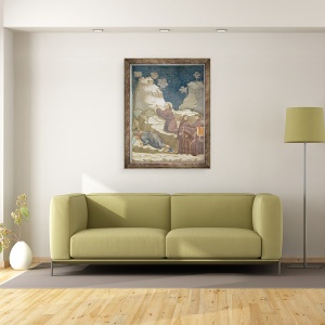 Tablou inramat - Giotto di Bondone - Miracolul Primaverii, 70 x 90 cm - Img 2