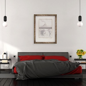 Tablou inramat - Giovanni Battista Borra - Stromboli, 60 x 80 cm - Img 3