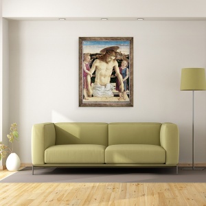 Tablou inramat - Giovanni Bellini - Pieta, 60 x 80 cm - Img 2