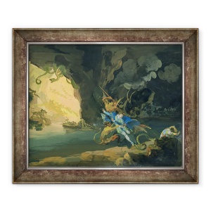 Tablou inramat - Giuseppe Bernardino Bison - Don Juan in iad, 70 x 85 cm