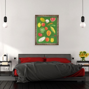 Tablou inramat - Grace Helmer - Fructe, 60 x 80 cm - Img 3