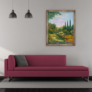 Tablou inramat - Hannibal Mane - Atmosfera Toscana, 50 x 60 cm - Img 2
