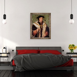 Tablou inramat - Hans Holbein the Younger - Portret De Thomas Howard, 60 x 80 cm - Img 3