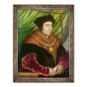 Tablou inramat - Hans Holbein the Younger - Portretul lui Sir Thomas More 1478-1535, 60 x 80 cm