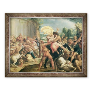 Tablou inramat - Hans Rottenhammer - Hercule, Deianeira si centaurul Eurytion, 70 x 90 cm