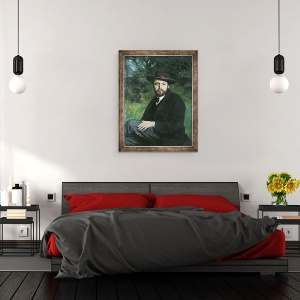 Tablou inramat - Hans Thoma - Autoportret, 60 x 80 cm - Img 3