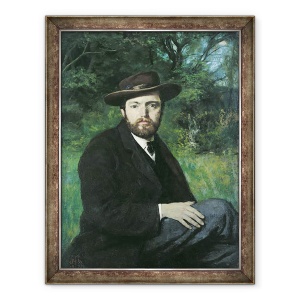 Tablou inramat - Hans Thoma - Autoportret, 70 x 90 cm