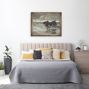 Tablou inramat - Hans von Bartels - La Dune, 60 x 80 cm - Img 3