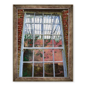 Tablou inramat - Helen White - Fereastra portocalie, 2012, 70 x 90 cm
