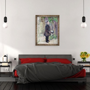 Tablou inramat - Henri de Toulouse-Lautrec - Monsieur Henry Dihau, 60 x 80 cm - Img 3