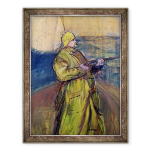 Tablou inramat - Henri de Toulouse-Lautrec - Portret De Monsieur Maurice Joyant, 60 x 80 cm