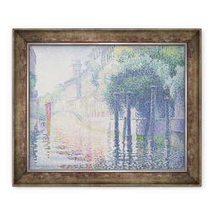 Tablou inramat - Henri-Edmond Cross - Rio San Trovaso, Venetia, 70 x 85 cm