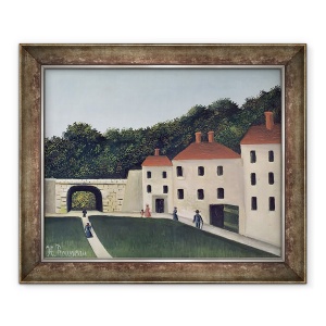 Tablou inramat - Henri J.F. Rousseau - Plimbari intr-un parc, 50 x 60 cm