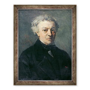 Tablou inramat - Henri Joseph Constant Dutilleux - Portret De Camille Corot 1796-1875 c.1863, 60 x 80 cm