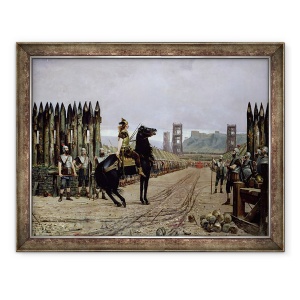Tablou inramat - Henri-Paul Motte - Vercingetorix 72-46 i.Hr. inainte de Cezar, 52 i.Hr., 70 x 90 cm