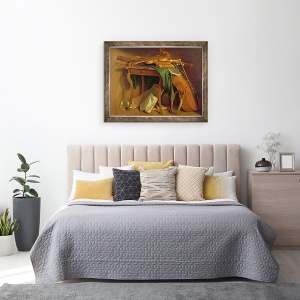 Tablou inramat - Henri Roland de la Porte - Masa Muzicianului, 60 x 80 cm - Img 3