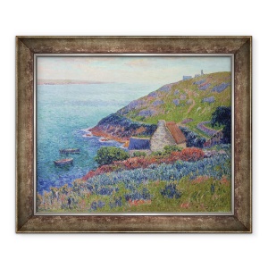 Tablou inramat - Henry Moret - Port Manech, 50 x 60 cm