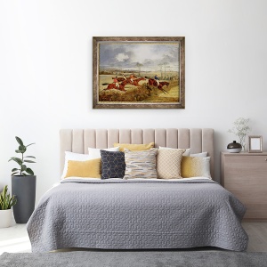 Tablou inramat - Henry Thomas Alken - Curs de cai cu obstacole I, 60 x 80 cm - Img 3