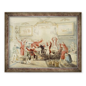Tablou inramat - Henry Thomas Alken - Vanatoare de vulpi, Toastul, 60 x 80 cm
