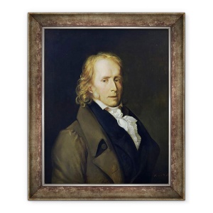 Tablou inramat - Hercule de Roches - Portretul lui Benjamin Constant de Rebecque 1767-1830, 50 x 60 cm