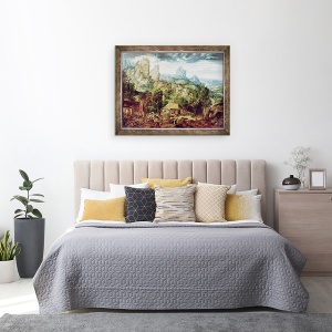Tablou inramat - Herri met de Bles - Peisaj cu Forge, 60 x 80 cm - Img 3