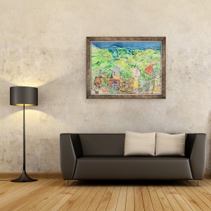 Tablou inramat - Hilary Simon - Kedewatan, Bali, 70 x 90 cm - Img 2