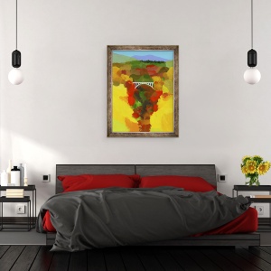 Tablou inramat - Hiroyuki Izutsu - Frunzele de toamna, 70 x 90 cm - Img 3