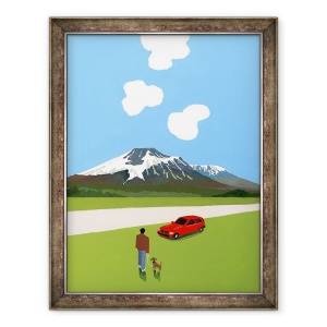 Tablou inramat - Hiroyuki Izutsu - Vacante unitate, 70 x 90 cm