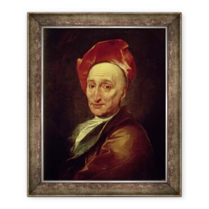 Tablou inramat - Hyacinthe Francois Rigaud - Portret De Bernard Le Bovier, 50 x 60 cm