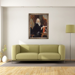 Tablou inramat - Hyacinthe Rigaud - Portretul lui Philibert Orry 1689-1747, 60 x 80 cm - Img 3