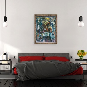 Tablou inramat - Ikahl Beckford - Gem de perle I, 70 x 90 cm - Img 3