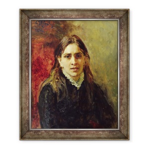 Tablou inramat - Ilya Efimovich Repin - Portret De Pelageya Antipovna Strepetova 1850-1903 1882, 70 x 85 cm