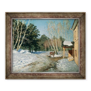 Tablou inramat - Isaak Ilyich Levitan - Martie, 70 x 85 cm