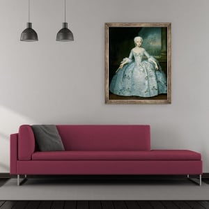 Tablou inramat - Ivan Yakovlevich Vishnyakov - Portretul lui Sarah Eleonor Fermor 1740-1824 1749-50, 50 x 60 cm - Img 2