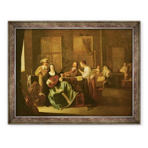 Tablou inramat - Jacob Duck - Concert familie, 60 x 80 cm