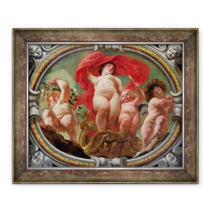 Tablou inramat - Jacob Jordaens - Gemini, 70 x 85 cm