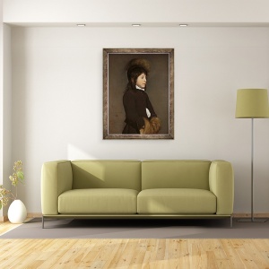 Tablou inramat - Jacob van Oost - Portretul unui Baiat La 11 ani, 70 x 90 cm - Img 2
