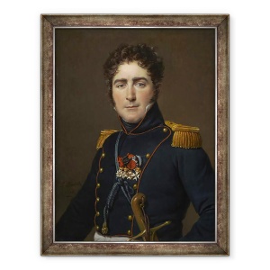 Tablou inramat - Jacques Louis David - Comte Henri-Amedée-Mercure de Turenne-dAynac, 60 x 80 cm