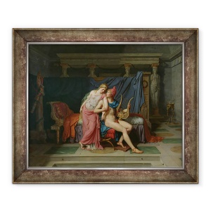 Tablou inramat - Jacques Louis David - Paris si Elena, 70 x 85 cm