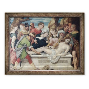 Tablou inramat - Jan Cornelisz Vermeyen - Emtombment, 60 x 80 cm