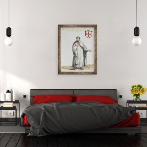 Tablou inramat - Jan van Grevenbroeck - Un templier venetian, 60 x 80 cm - Img 3