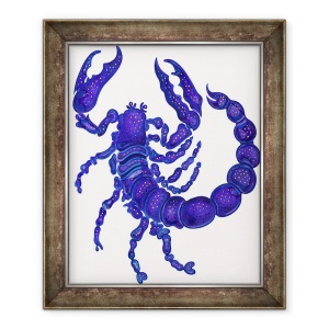 Tablou inramat - Jane Tattersfield - Scorpion, 1996, 70 x 85 cm