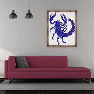 Tablou inramat - Jane Tattersfield - Scorpion, 1996, 70 x 85 cm - Img 2