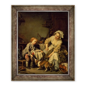 Tablou inramat - Jean Baptiste Greuze - Copil Rasfatat, 50 x 60 cm