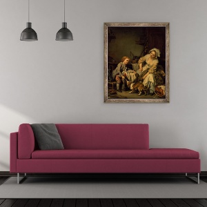 Tablou inramat - Jean Baptiste Greuze - Copil Rasfatat, 50 x 60 cm - Img 2