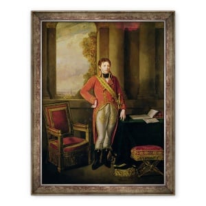 Tablou inramat - Jean Baptiste Greuze - Napoleon Bonaparte 1769-1821 in calitate de prim consul, 70 x 90 cm