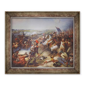 Tablou inramat - Jean Baptiste Mauzaisse - Batalia de la Fleurus, 26 iunie 1794, 70 x 85 cm